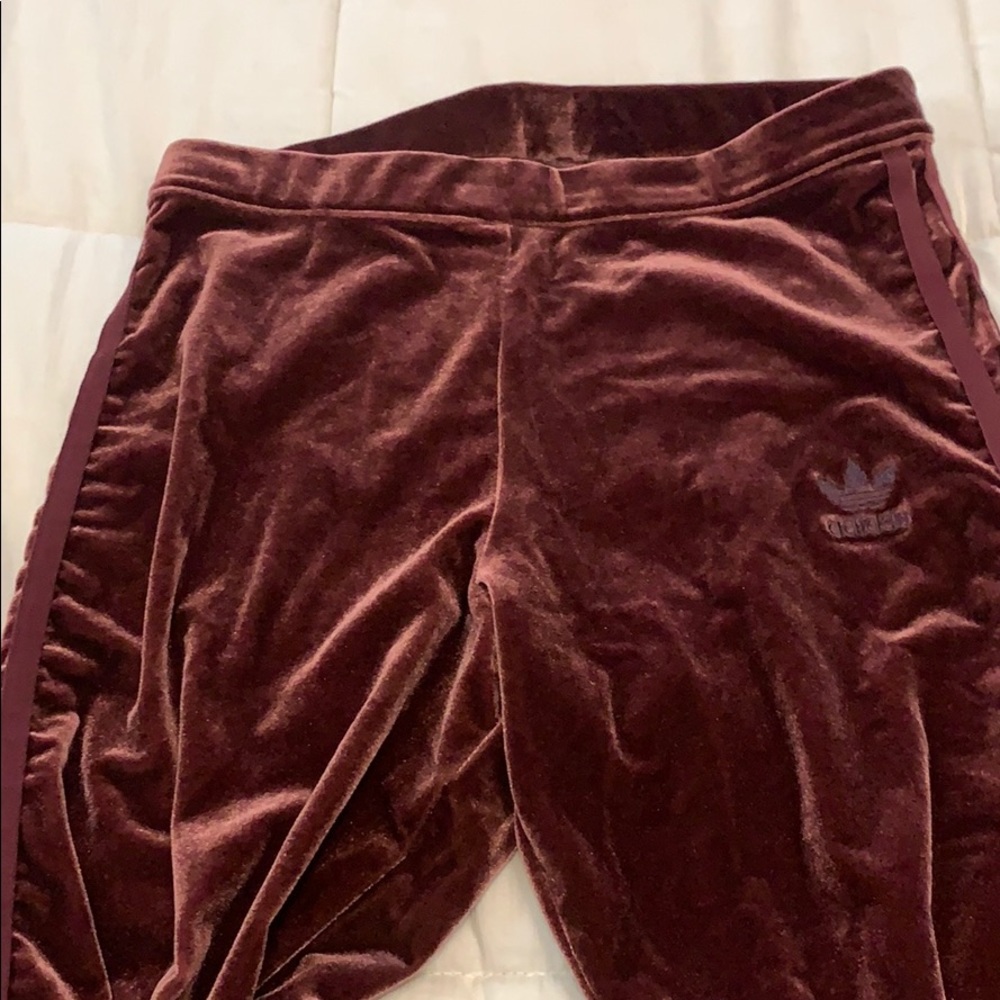 Adidas velvet leggings